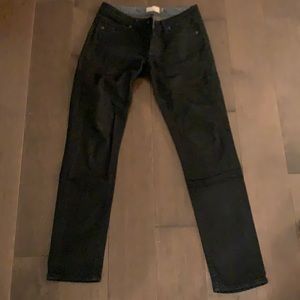 Paige black skyline ankle peg Jean (petite)